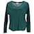 Tommy Hilfiger Essential Damen-T-Shirt mit V-Ausschnitt Grün Lyocell  ref.1165923