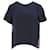 Tommy Hilfiger Chemise à manches courtes coupe régulière pour femme Polyester Bleu Marine  ref.1165925