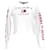 Tommy Hilfiger Damen-T-Shirt aus Jersey mit langen Ärmeln Weiß Roh Baumwolle  ref.1165968