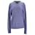Tommy Hilfiger Mens Pima Cotton Cashmere V Neck Jumper Grey  ref.1165969