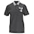 Tommy Hilfiger Camisa polo masculina com gola listrada Cinza Algodão  ref.1165972
