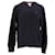 Tommy Hilfiger Damen-Pullover aus Bio-Baumwolle mit Streifendetail Marineblau  ref.1165990