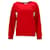 Tommy Hilfiger Damen-Pullover mit U-Boot-Ausschnitt aus roter Baumwolle  ref.1166007