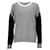 Tommy Hilfiger Damen-Pullover aus farbblockierter Bio-Baumwolle Grau  ref.1166008