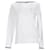 Tommy Hilfiger Damen-Pullover mit U-Boot-Ausschnitt aus weißer Baumwolle  ref.1166010
