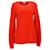 Tommy Hilfiger Womens Regular Fit Jumper in Orange Cotton  ref.1166011