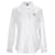 Tommy Hilfiger Camicia Oxford da donna con ricamo aderente essenziale Bianco Cotone  ref.1166022