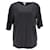 Tommy Hilfiger Haut en tricot à manches courtes pour femme, coupe décontractée Viscose Fibre de cellulose Noir  ref.1166028