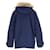 Tommy Hilfiger Parka masculina Tommy Jeans com capuz Azul marinho Poliéster  ref.1166042