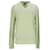 Tommy Hilfiger Mens Silk Blend V Neck Jumper Green Cotton  ref.1166043