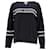 Tommy Hilfiger Suéter de algodão puro bordado com logotipo feminino Azul marinho  ref.1166074