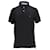 Tommy Hilfiger Herren-Poloshirt mit normaler Passform und kurzen Ärmeln Schwarz Baumwolle  ref.1166098
