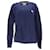Tommy Hilfiger Mens Tommy Badge Rib Knit Jumper in Blue Cotton  ref.1166118