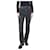 Totême Jeans de perna reta cinza escuro - tamanho UK 14 Algodão  ref.1166284