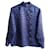 Dior Tops Azul Seda  ref.1166305