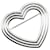 Tiffany & Co Heart Silvery Silver  ref.1166488