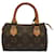 Louis Vuitton Mini Speedy Brown Cloth  ref.1166564