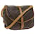 Louis Vuitton Saumur Brown Cloth  ref.1166647