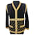 Iconic Chanel 15K Runway Brasserie Cardigan FR 42/44 Black Golden Yellow Silk Cashmere Mohair  ref.1166662