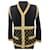 Kultige Chanel 15K Runway Brasserie Cardigan FR 42/44 Schwarz Golden Gelb Seide Kaschmir Mohair  ref.1166662