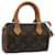 Mini bolso de mano Speedy con monograma de LOUIS VUITTON M41534 LV Auth hk969 Lienzo  ref.1166698