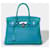 Hermès HERMES BIRKIN Tasche 30 aus blauem Leder - 101624  ref.1166851