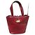 Autre Marque Borsa Renouard in pelle di struzzo Rosso