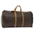 Louis Vuitton Keepall 60 Castaño Lienzo  ref.1167103