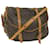 Louis Vuitton Saumur Brown Cloth  ref.1167187