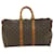 Louis Vuitton Keepall 45 Marrone Tela  ref.1167582