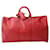 Louis Vuitton Keepall 50 Red Leather  ref.1167609