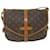 Louis Vuitton Saumur Brown Cloth  ref.1167616