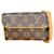 Louis Vuitton Pochette Florentine Brown Cloth  ref.1167732