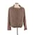 Iro Leather coat Brown  ref.1167767