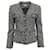 Autre Marque Michael Kors Nero / Giacca in tweed bianco Poliestere  ref.1167802