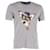 Lanvin besticktes Hunde-T-Shirt aus grauer Baumwolle  ref.1167989