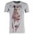 Dolce & Gabbana T-Shirt mit Geparden-Print aus grauer Baumwolle  ref.1168004