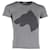 T-shirt grafica Christian Dior Dark Bite Dog in cotone grigio  ref.1168008