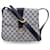 Gucci Vintage Blue Monogram Canvas Spur Shoulder Bag Handbag Cloth  ref.1168044