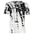 Dolce & Gabbana Camiseta com gola redonda com estampa gráfica em algodão preto e branco  ref.1168077
