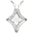 & Other Stories 18Halskette mit K-Diamant-Drachen-Anhänger Silber Metall  ref.1168095