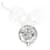 & Other Stories Platinum Diamond Necklace Silvery Metal  ref.1168101