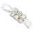 & Other Stories 18K-Platin-Diamantring mit Blumenmuster Silber Metall  ref.1168103