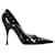 Dolce & Gabbana Sapatos com tachas em couro envernizado preto  ref.1168112