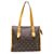 Louis Vuitton Monogram Popincourt Tote M40007 Brown Cloth  ref.1168142