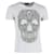 T-shirt con grafica Skull di Alexander McQueen in cotone grigio  ref.1168155