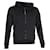 Veste à capuche zippée Prada en polyester noir  ref.1168158