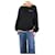 Marni Sudadera con capucha color block en negro y caqui - talla UK 16  ref.1168167