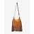 Isabel Marant Bolsa tiracolo Tan Usko em camurça com franjas - vista 3
