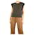 Autre Marque Olive green jumper vest - size M Wool  ref.1168190